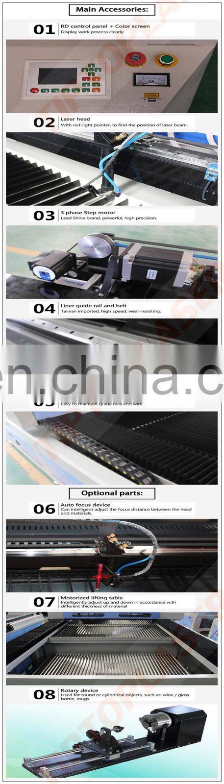 Factory price co2 laser cutter Acrylic/Wood/MDF/Plywood/balsa wood/Leather/Shoes laser engraving machine