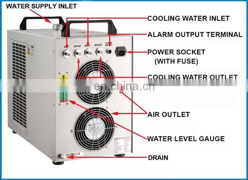 Industrial Chiller Used For Co2 Laser Cutting Machine CW-5200