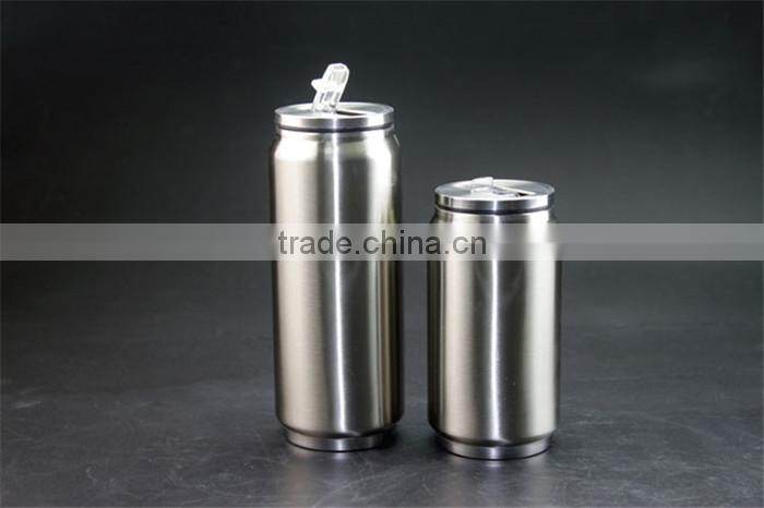 High Quality Funny DIY White 350ml Stainless Cola Bottle