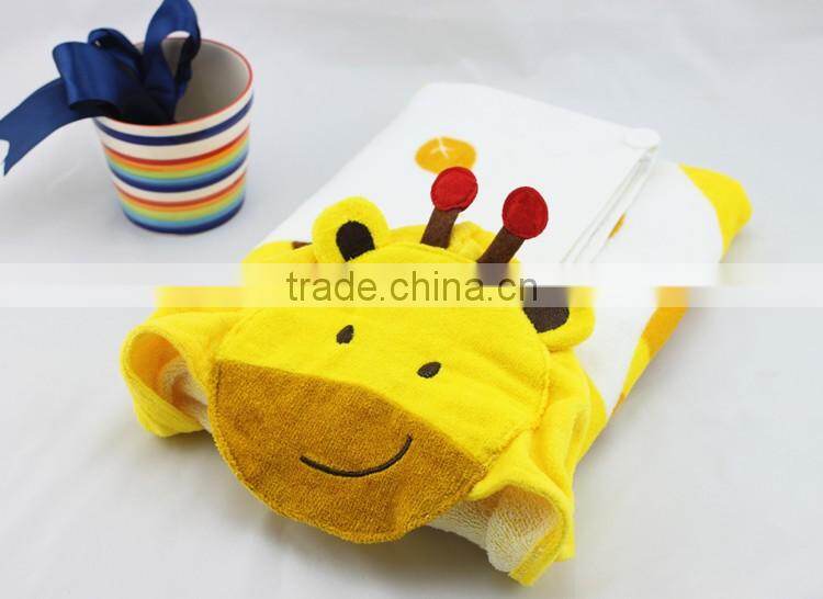 lovely animal patten baby bathrobe