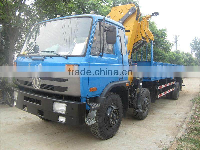 12ton Dongfeng 6x2 knuckle boom truck loading crane