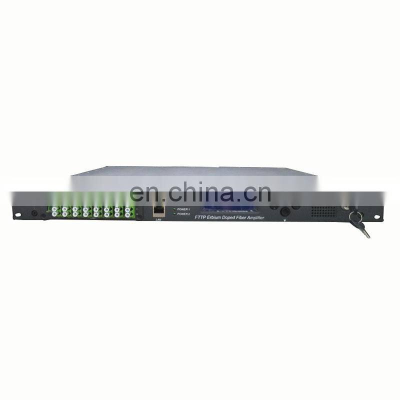 2/4/8 port WDM EDFA Amplifier 1550nm each port output power 15~24dBm