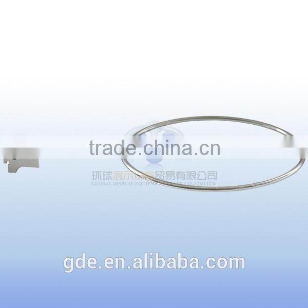 Metal Chrome Ball Display Rack for Slotted Channel