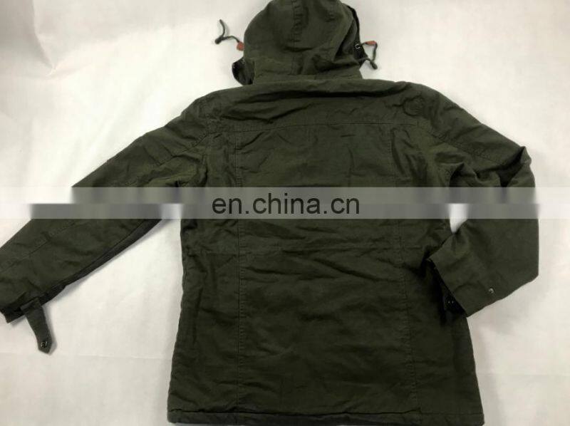 2021 cross-border Amazon eaby wish plus velvet thick mid-length washed cotton large size loose coat jacket cotton jacket