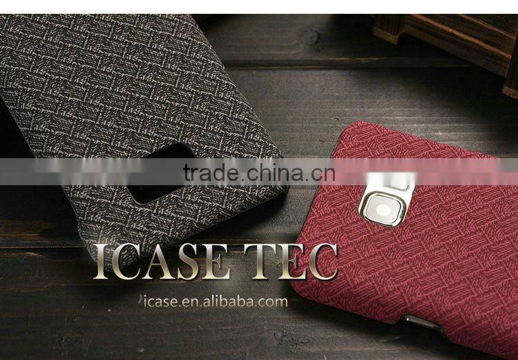 Manufacturer Wholesale Weave Style With Washed Cloth Phone Case for samsung galaxy note 5