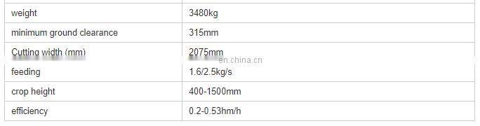 Model Bean Combine Harvester