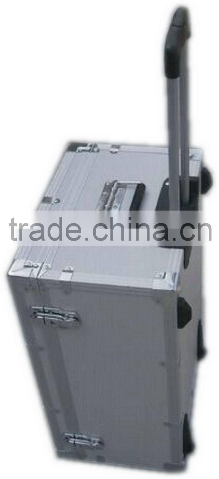 stone sample display box aluminum artificial stone sample box with ABS shell and plywood