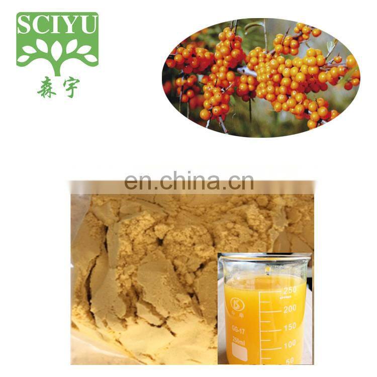 Korea Market of Seabuckthorn Powder Sea buckthorn Fruit Powder