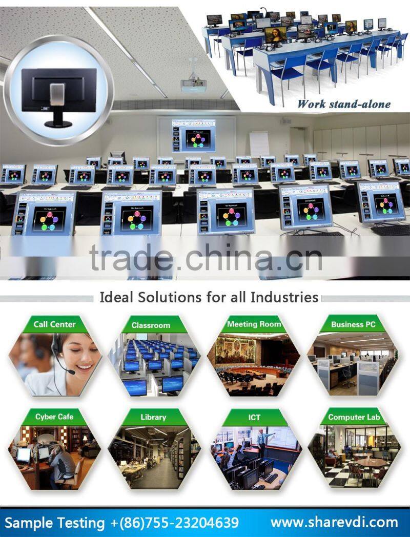 SHAREVDI X5 thinclient server based computing RDP 8.0/VGA/RJ45/USB 2.0*4 for education