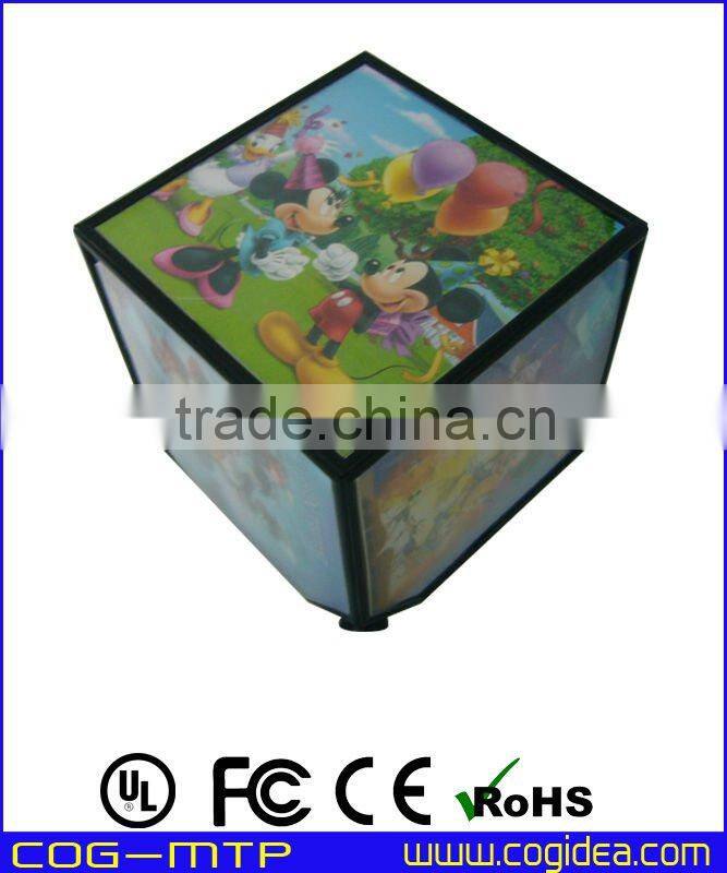 China supplier magic turning photo frame