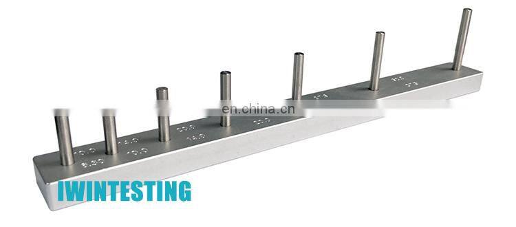 Elongation thickness index gauge for coarse aggregate