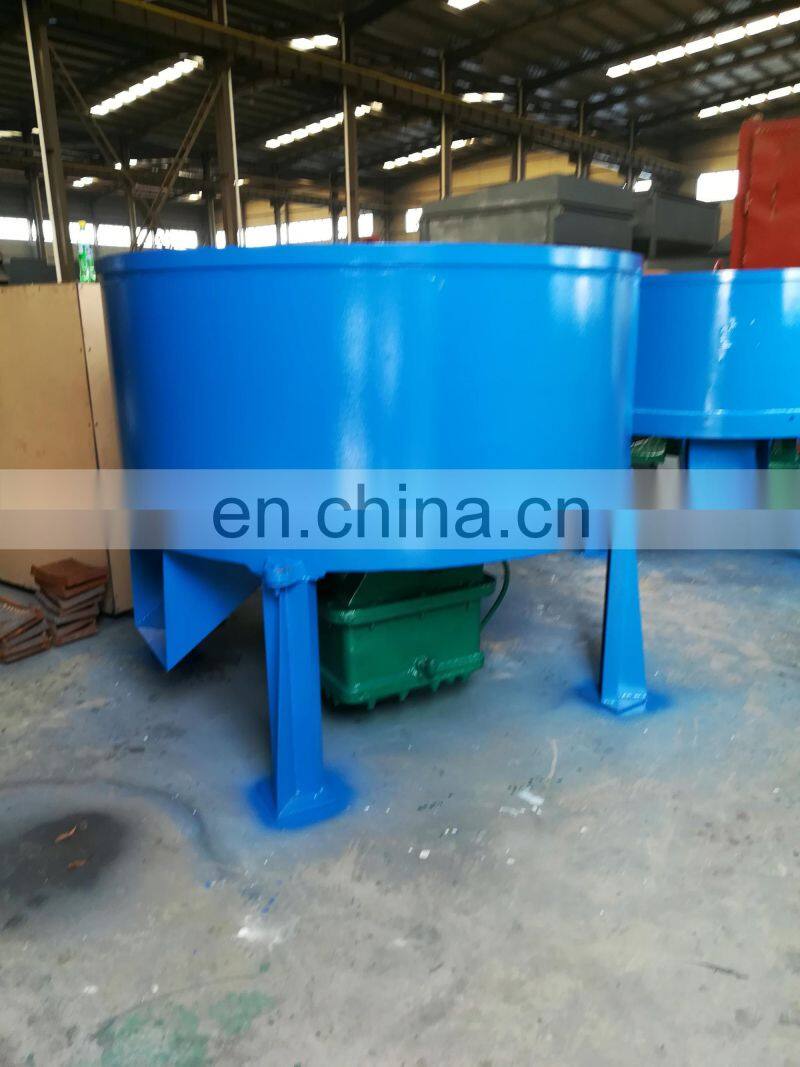 Wheel roller mixer machine with grinding roller wheell mix raw material and binder