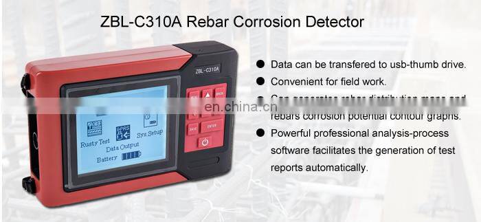 Taijia Zbl C310A Half Cell Corrosion Testing Rebar Corrosion Tester Meter Detector rebar corrosion detector