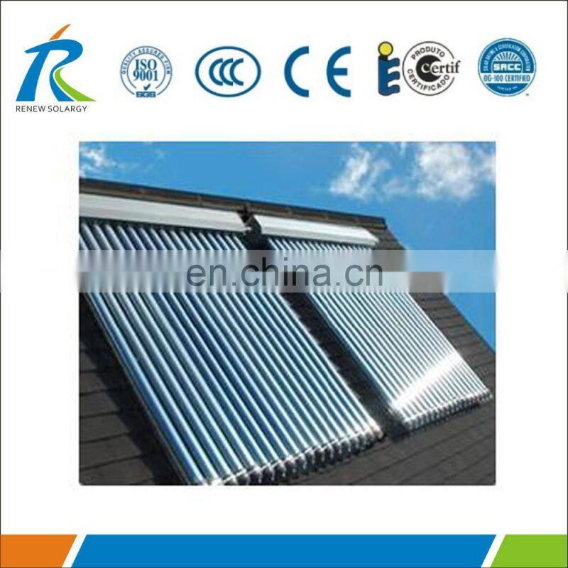 High efficiency solar collector system for europe