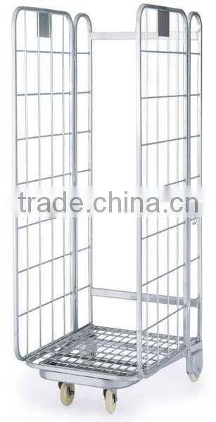 Metallic warehouse push cart for sale