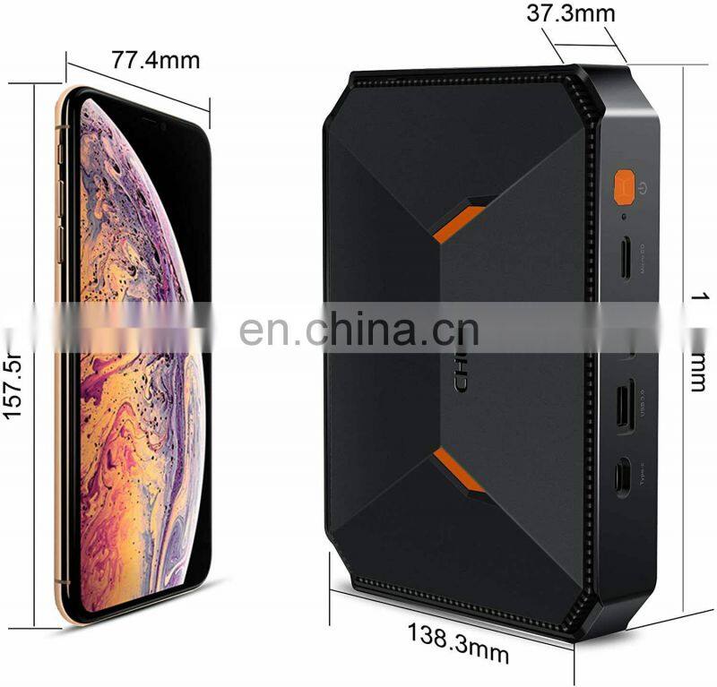 CHUWI HeroBox Fanless Mini PC Linux/Win10 (64-bit) Desktop 8+180GB SSD 4K MINI PC