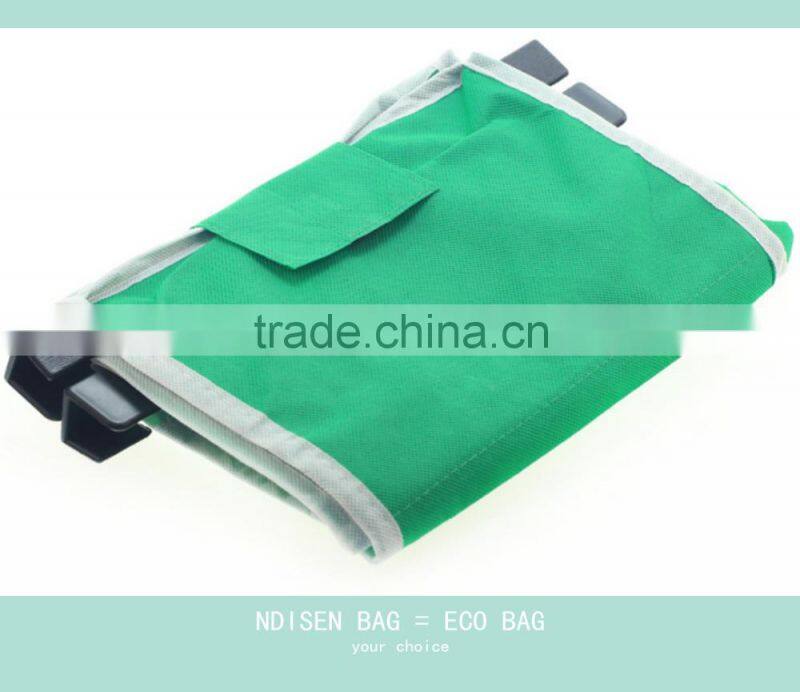 Grab bag clip carts shopping bag