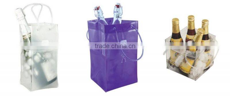Spring Wine & Spirits Soft Clear PVC Wine Bag