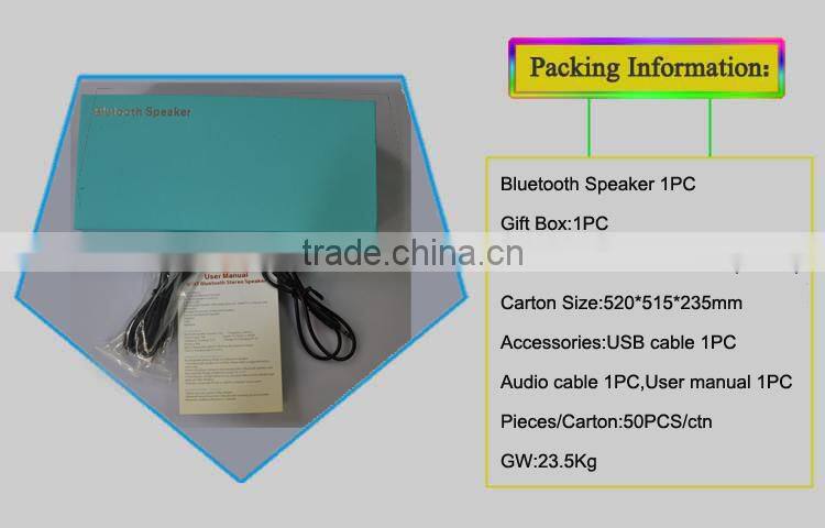 Touch Button wireless bluetooth speaker /dj speaker With TF card supported