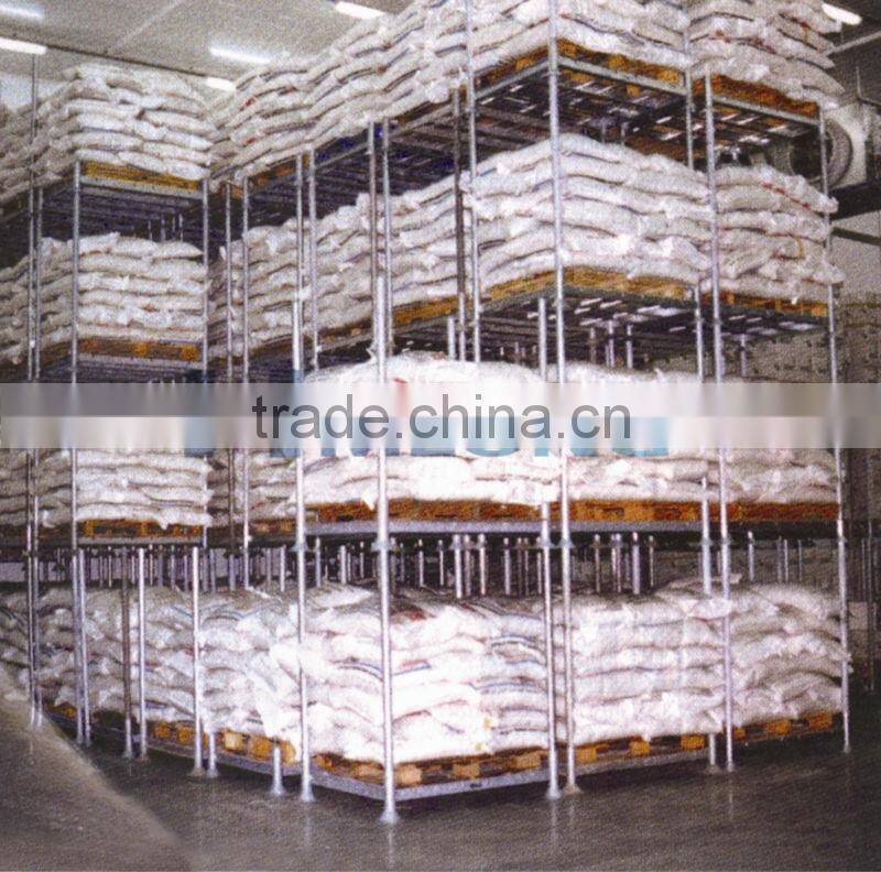 Warehouse stackable metal post pallet