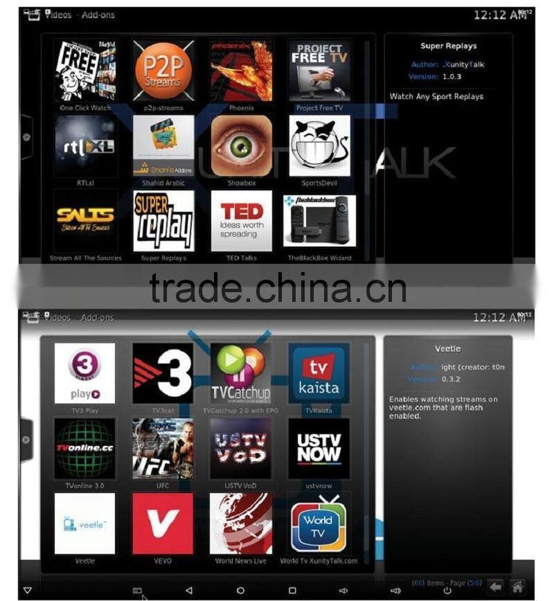 2016 New Kodi Full Loaded Internet Android TV Box 2GB RAM 16GB ROM S905 Quad Core M9 Plus TV Box