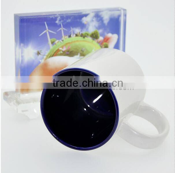 11oz sublimation inner color mug ,Sublimation inner color mug