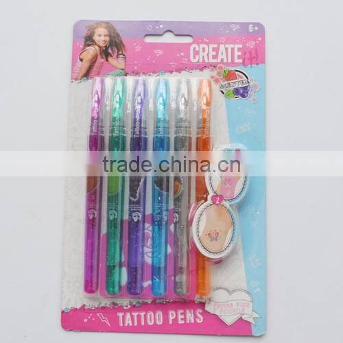 Scented Beautiful Big Save Christmas DIY Painting Glitter Tattoo Skin Gel Ink Pen