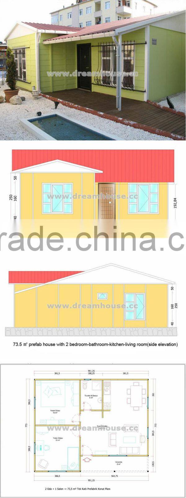 Easy assembled house plan/High quality prefabricated house/modular home