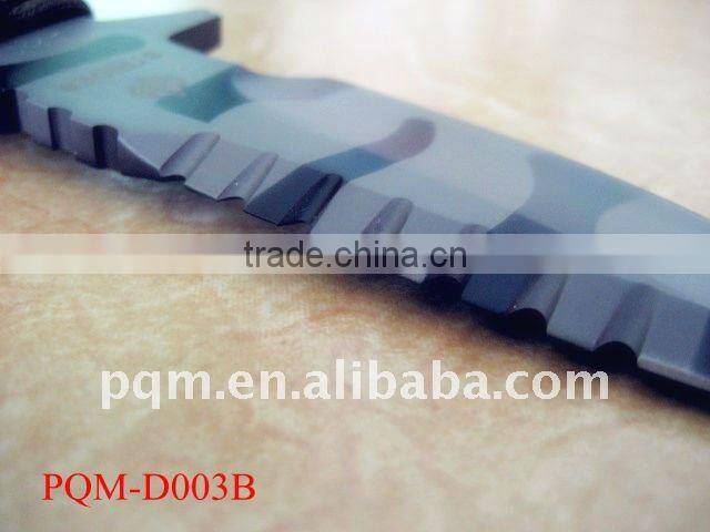 Damascus hunting camouflage color survival knife 003B