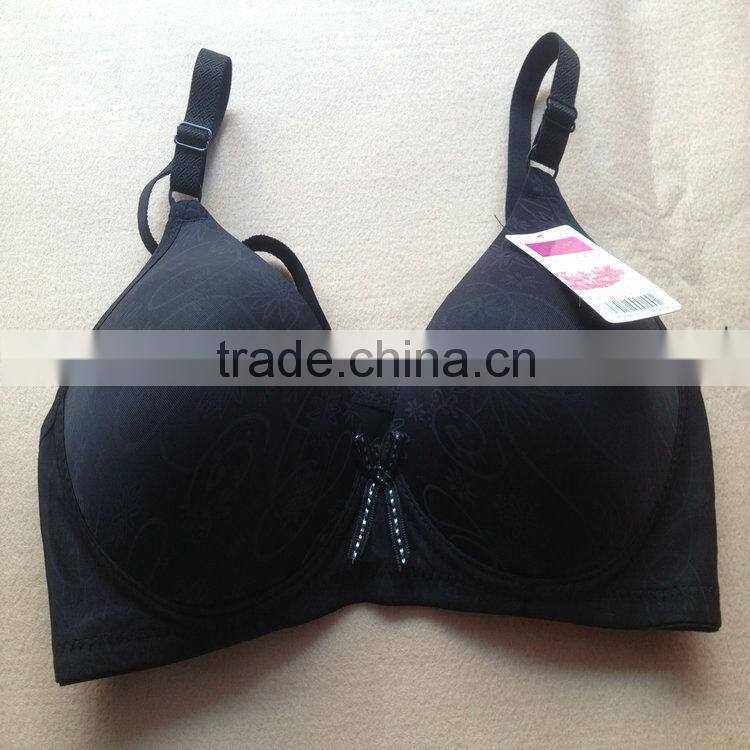 0.89USD 36-42C Cup High Quality Adjustable Fashional Ladies Sexy Bra Without Rim Inside, Fat Women Push Up Sexy Bra(gdwx201)