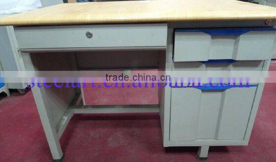 MDF Top metal body office desk kd office desk