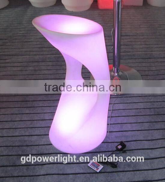 New PE plastic bar Stool with LED light & remote control YXF-3884