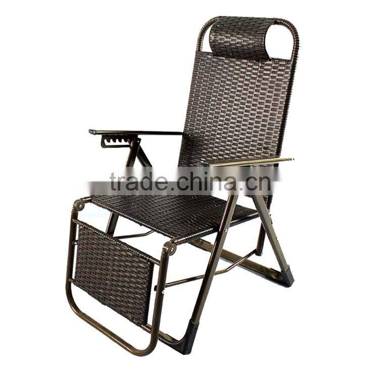 New Style Comfortable Portable Cheap Folding Wholesale Deck Chairs Rattan