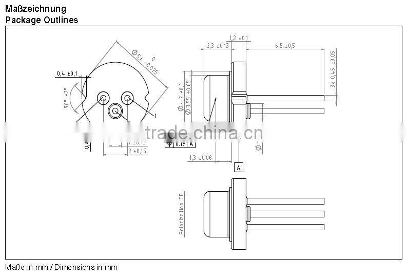 nichia TO5 9mm 450nm 1.6w blue laser diode