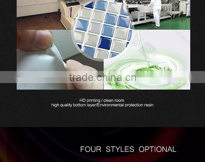 Hot sale offest printing process eco-friendly kitchen tile sticker