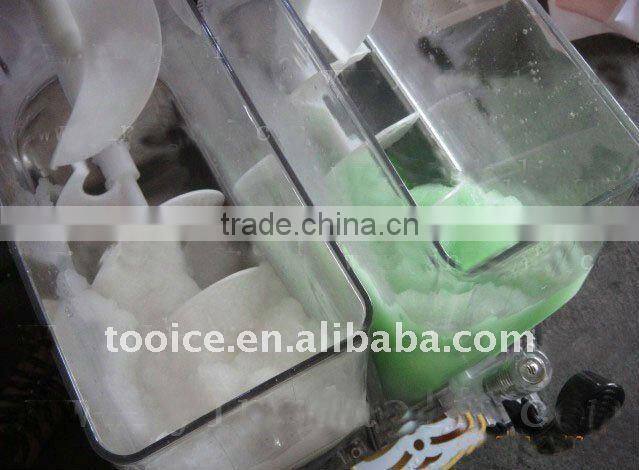 Two Flavors Bar Equipment Ice Slusher Snowmelt Machine