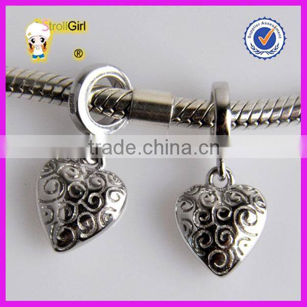 Jewelry On Line 925 Sterling Silver Gun Black Plated Dog Pendant Charm Beads