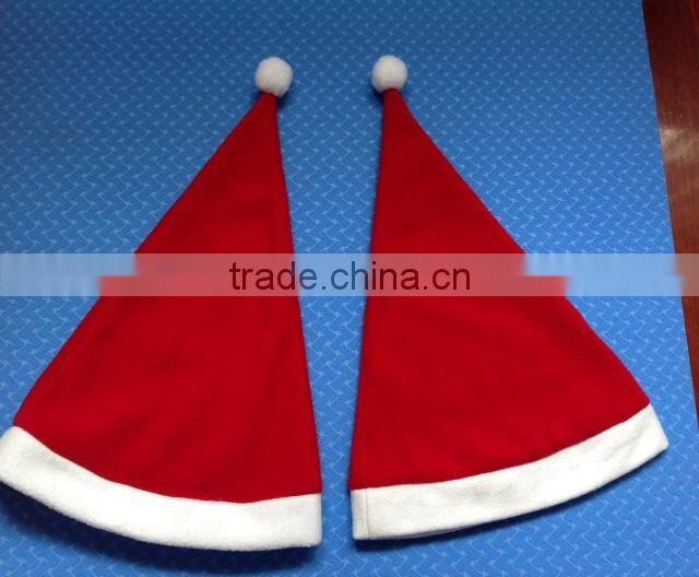 2015 wholesale fleece Santa hat,Christmas hat