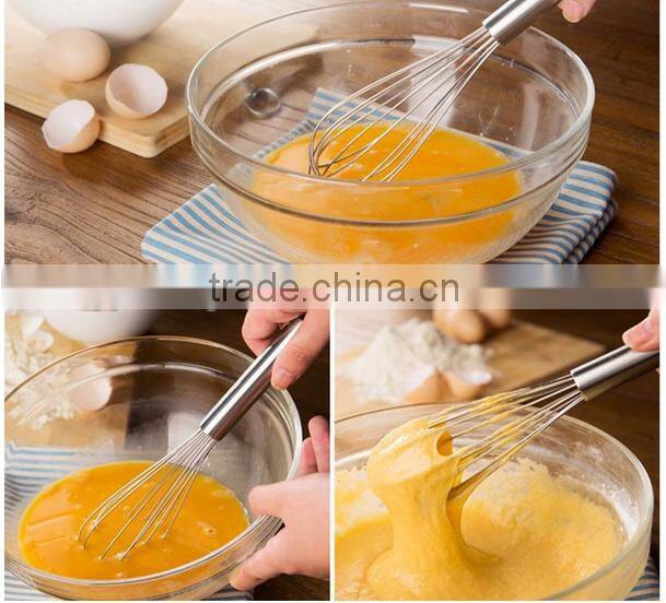 Hot sale rainbow silicone whisk with colorful handle Silicone Kitchen Utensils for Blending, Whisking, Beating & Stirring