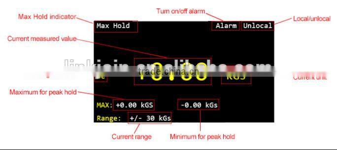 LINKJOIN LZ-652 Gauss meter desk type gaussmeter telsa meter gaussmeter manufacture trade assurance supplier