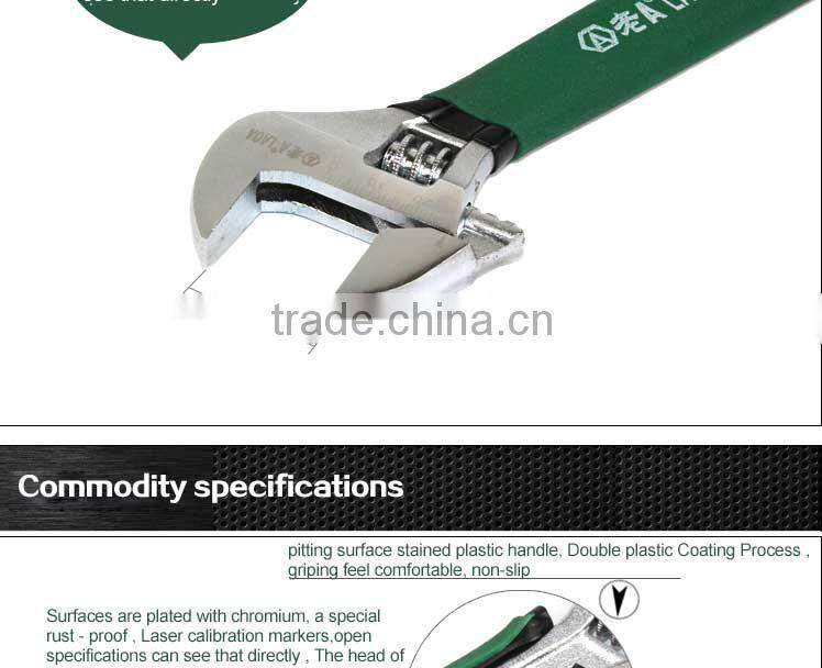 LAOA 6 Inch Adjustable hook Spanner Type and steel Material er spanner Monkey wrench spanner