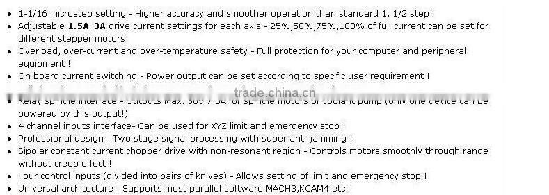 Axis 3.5A Stepping Motor Driver tb6560 driver 3 axis stepper motor driver board