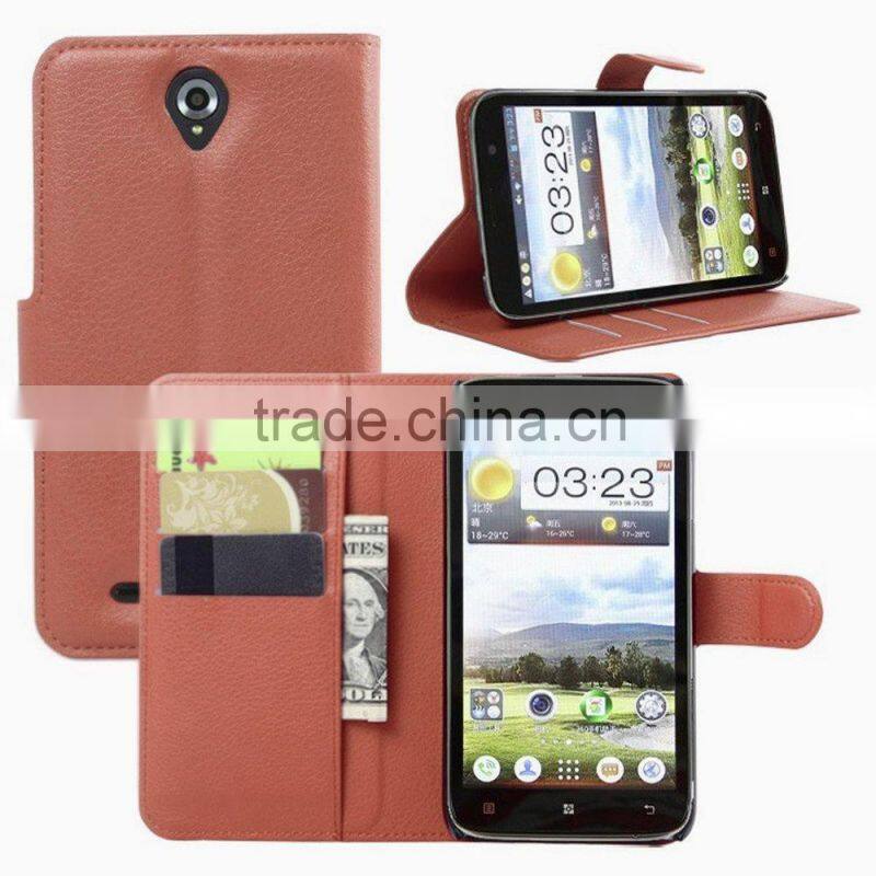 Keno Premium Wallet Hard Case for Lenovo A850 Flip Leather Case