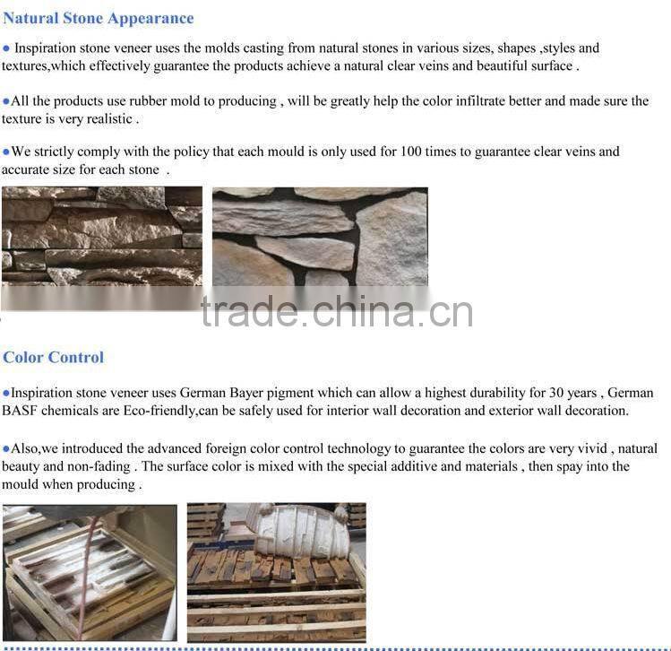 Decorative stone tv wall decor