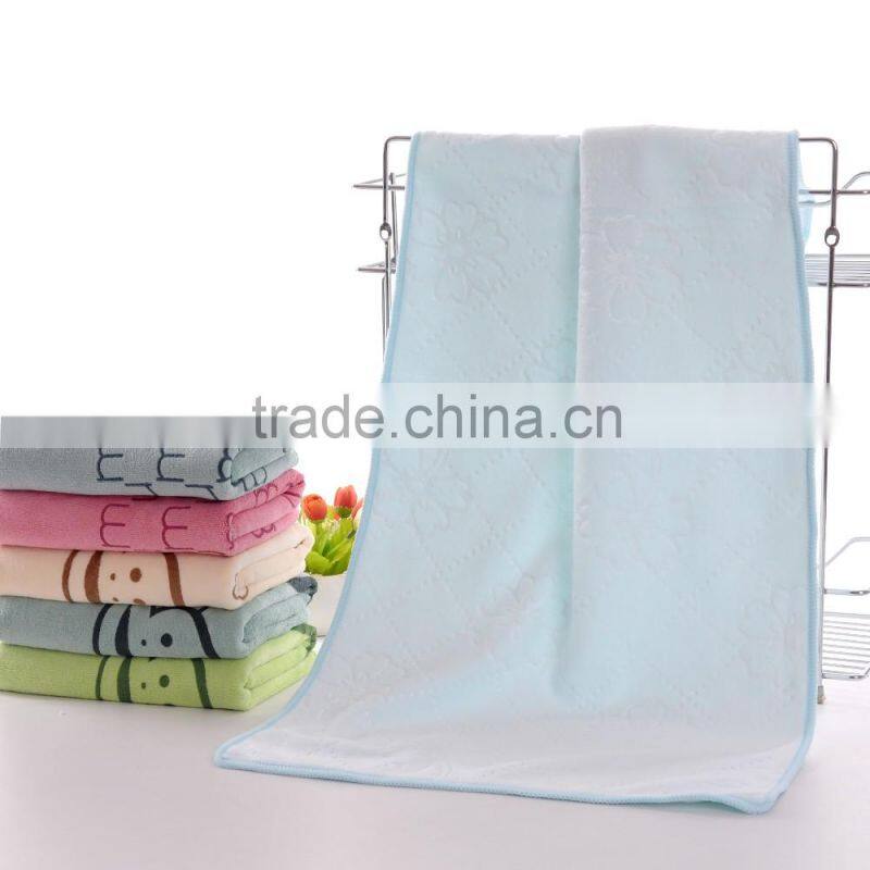 Good Quality Microfiber Sanding Printing Hand Face Embossed Print Towel 6136 Wendy Brand Made in China Gaoyang Town