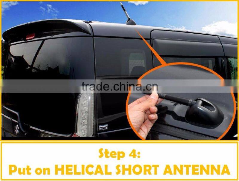 High Quality CarBon Antenna Helical Short Antenna Wireless Car Antenna