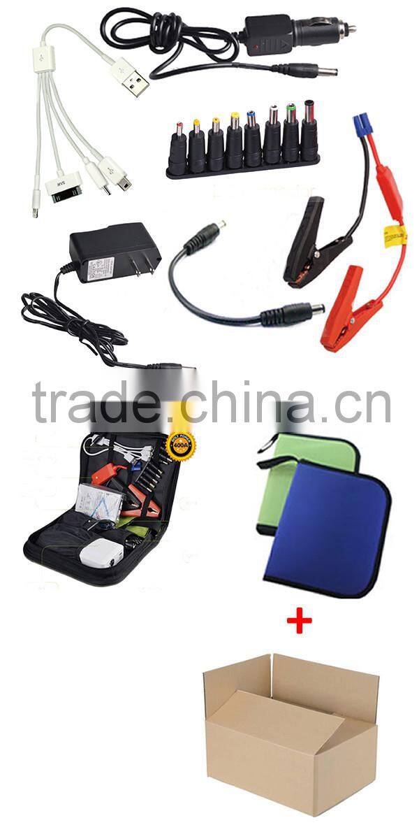 white type car jump starter portable car battery jump starter