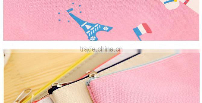 2015 cute cartoon Factory wholesale eco friendly oxford file bag, documents pouch