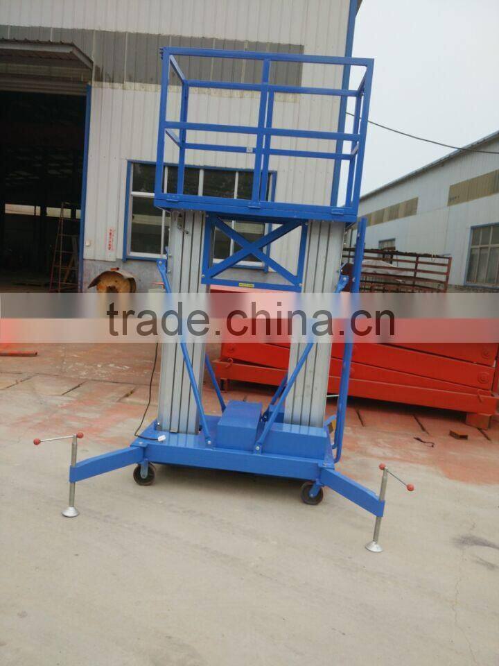 Double mast hydraulic personal lifting kits