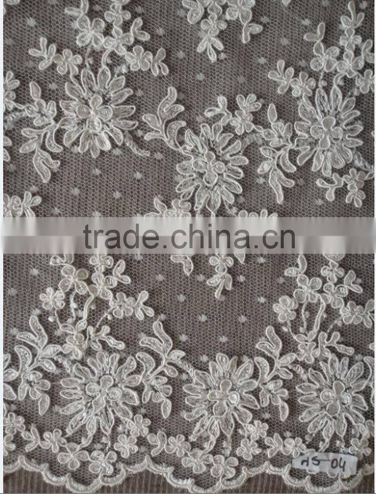Newest style promotional cord laces fabric